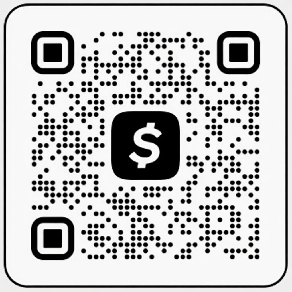 CashApp QR code for $aliceinnaples